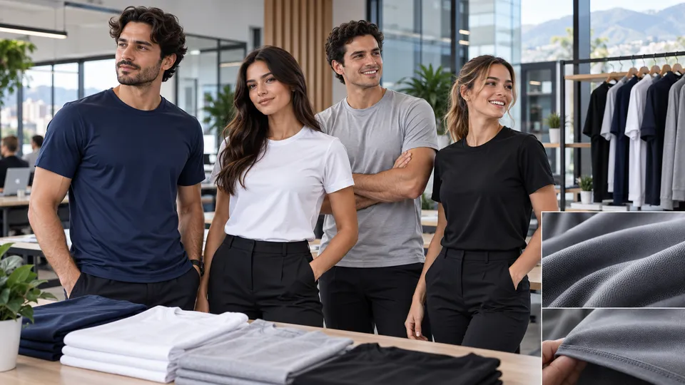 Camiseta Básica en Tela Fría